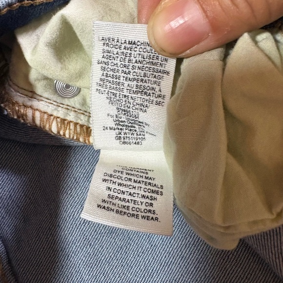 Free People Distressed Ankle Jeans in Blue - Picture 4 of 8